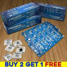 RENATA WATCH BATTERIES ⭐BUY 2 GET 1 FREE⭐ 377 371 364 CR 2032 2025 ✅ALL BATTERY✅ picture