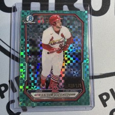 2026 Bowman Chrome Rainiel Rodriguez Aqua Xfractor Refractor /125 BCP-54 picture