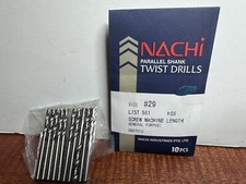 Nachi List 561 Screw Machine Length # 29 Twist Drill 10-Pack picture