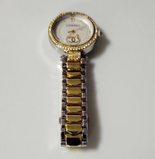 CHANEL Women's Quartz Analog White Dial Two-Tone SS Bracelet Watch WR picture