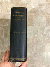 A Textbook of Organic Chemistry by Joseph Scudder Chamberlain (HC, 1934) RARE picture