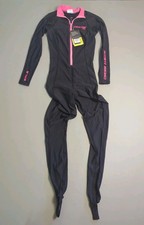 Cressi Skin 1mm Womens Full Dive Suit Rash Guard Black Pink XS NWT WDG050401 picture