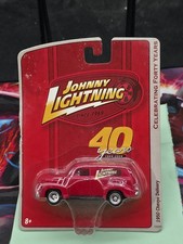 2010 Johnny Lightning 40 Years 1950 Chevy Delivery in Red picture