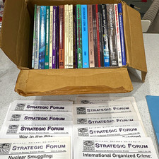 National Defense University/INSS Strategic Forum 1994-96 Vintage Lot 55 Titles picture