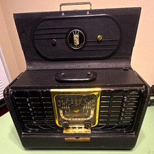 Zenith Trans-Oceanic H500 Vintage Portable Shortwave Radio w/ Case tested picture