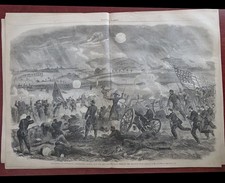 1863 Harper’s Weekly Aug 8 Battle of Gettysburg; Civil War Newspaper; 8 pg. picture