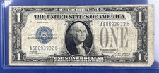 1928 A $1 Silver Certificate - Funny Back ~ Circulated picture
