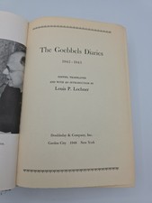 The Goebbels Diaries 1942-1943 -edited by Louis P. Lochner Hardcover 1948 1st Ed picture