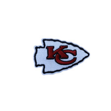 Kansas City Chiefs Patch KC NFL Football Sports Embroidered Iron On 1.75x2.5