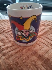 Vintage Circus Circus Las Vegas Casino Hotel 12 oz Coffee Mug w/ Clown Logo. picture