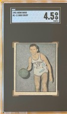 1951 Berk Ross - #1-11 Bob Cousy - SGC 4.5 picture
