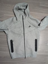 Nike Sportswear Tech Fleece Men's Full-Zip Hoodie - Dark Gray Heather/Black, XL picture