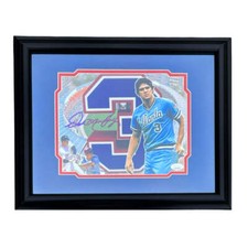 Dale Murphy Signed Atlanta Pose 1 Baseball Framed 8x10 Photo (JSA) picture