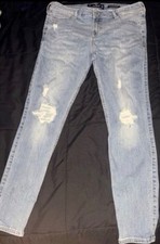 Hollister Women's Mid-Rise Super Skinny 15s W32 L24 picture
