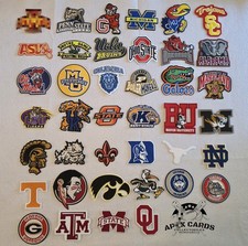 College Team Patch Embroidered Iron On Sew On College Football Basketball picture