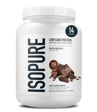 Isopure Low Carb Whey Isolate Protein, Dutch Chocolate, 25g Protein, 14 Servings picture