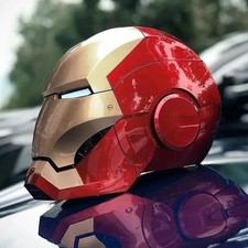 1:1 Iron Man MK5 Jarvis Deformable Voice Control Wearable Helmet Electroplated picture