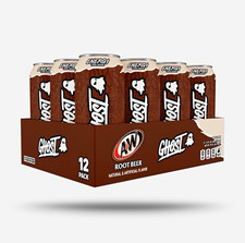 GHOST Energy A&W Root Beer Zero Sugar 0 Cal Energy Drink, 12-Pack 16 fl oz picture