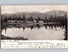 c1905 Lake Zimmerman Bellvue Colorado CO Larimer County UDB Undivided Back picture