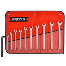 Proto Full Polish Metric Combination Asd 6 Point Wrench Set 10Pc picture