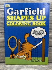 Vtg Happy House Garfield Shapes Up Coloring Book. 1982 Jim Davis picture