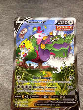 Pokemon TCG Tornadus V 185/198 Ultra Rare Full Art Holo Chilling Reign 2021 picture