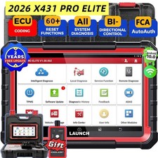 2026 LAUNCH X431 PRO ELITE  PRO5 V+ OBD2 Car Scanner Diagnostic Tools ECU Coding picture