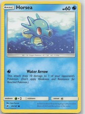 Horsea 29/147 Common Burning Shadows Pokemon Near Mint picture