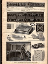 1898 Scientific American June 4 - War news signs; Sampson't fleet off Cuba picture