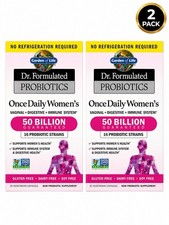 (2 Pack) Garden of Life Dr. Formulated Women's Probiotics 50 Billion Exp 10/26+ picture