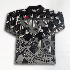 Vintage 90s Lotto Calcio Italia Goalkeeper Jersey Men's L Padded All Over Print picture