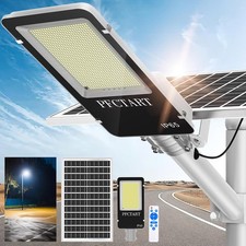 99000000000LM 9000W Commercial Solar Street Light Dusk To Dawn Super Bright Lamp picture