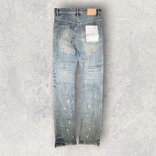 Purple Brand Jeans P002 VSI 30 Slim Fit Paint Splatter Distressed Mens 30x32 picture
