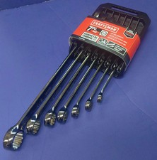 Craftsman 7 Piece Gun Metal Standard Combination Wrench Set CMMT87012 picture