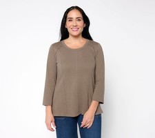 Fashion Women's Top Plus Sz 3X Make Your Selection: Brown Smooth A730991 picture