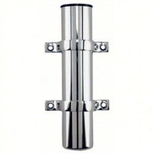 Perko Chrome Plated Bronze Heavy-Duty Rod Holder Side Mount 9