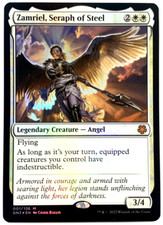 MTG Zamriel, Seraph of Steel *FOIL* Magic Game Night: Free-For-All 001 NM picture