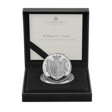 Same Day Dispatch: 2026 UK William IV Merlen Crown 2 Oz Silver Proof RM Box COA picture