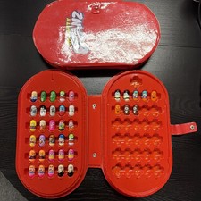 VTG 2003 Moose Mighty Beanz Collection 38 Beanz & 2 Red Collector/Display Cases picture