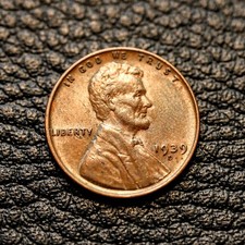 1939-D Lincoln Cent ~ AU Condition ~ COMBINED SHIPPING picture