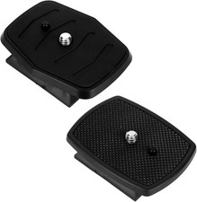 Lightweight 2-Pack Tripod Quick Release Plates - Secure Your Camera Safely picture