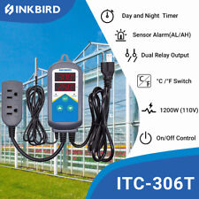 Inkbird Temperature Controller Digital Heater Thermostat 306T Dual Output Timer picture