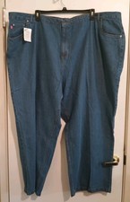 Woman Within Size 36W Plus Jeans Natural Fit Dark Wash 100% Cotton NWT picture