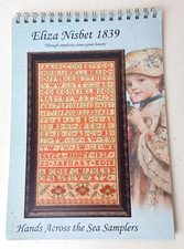 Hands Across the Sea Samplers Booklet Eliza Nisbet Counted Cross Stitch Chart picture
