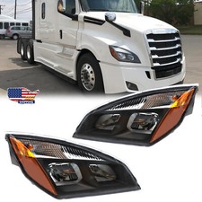 For 2018-2021 Freightliner Cascadia Halogen Headlight Headlamp SET picture