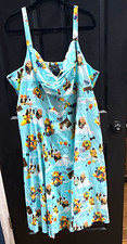 Torrid Disney Up Blue Graphic Print Sundress Midi Plus 4XL Scoop Neck Strappy picture