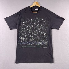 Vintage Heavenly Bodies T Shirt Mens Medium Space Stars Astronomy Constellation picture
