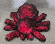Handmade Red Black Spider Plush Halloween Spooky Season kawaii stuffed animal picture