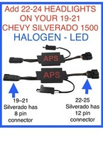 2019 - 2022 Chevy Silverado 1500 Headlight Conversion  Harness to 2023 - 26 LED picture