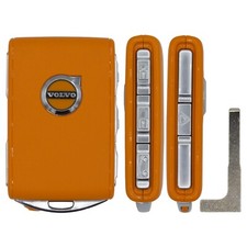 1 Mint Original Unlocked Orange Volvo VC90 XC60 V60  Smart Key Fob Remote Uncut picture